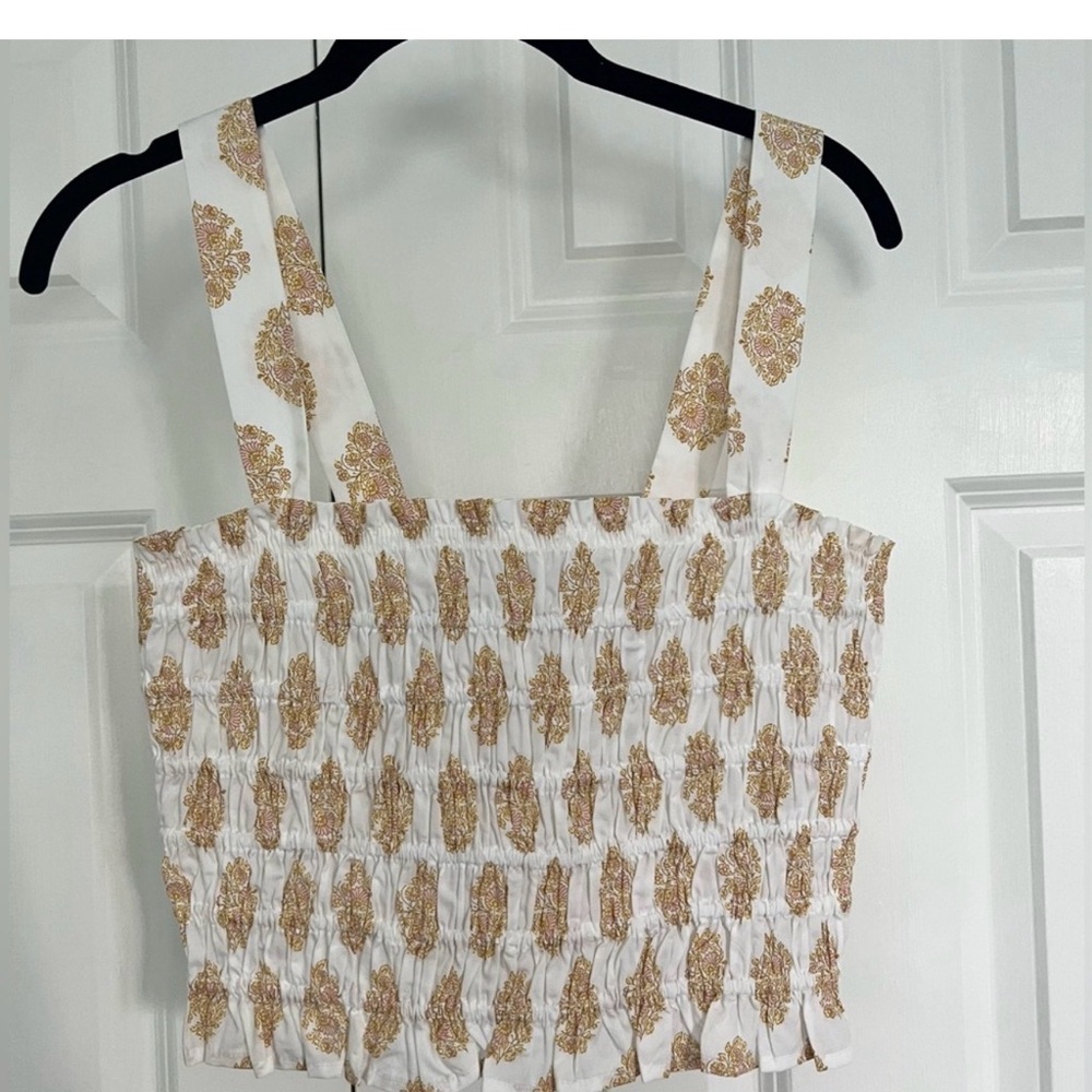 J. Crew colorblock Crop Top